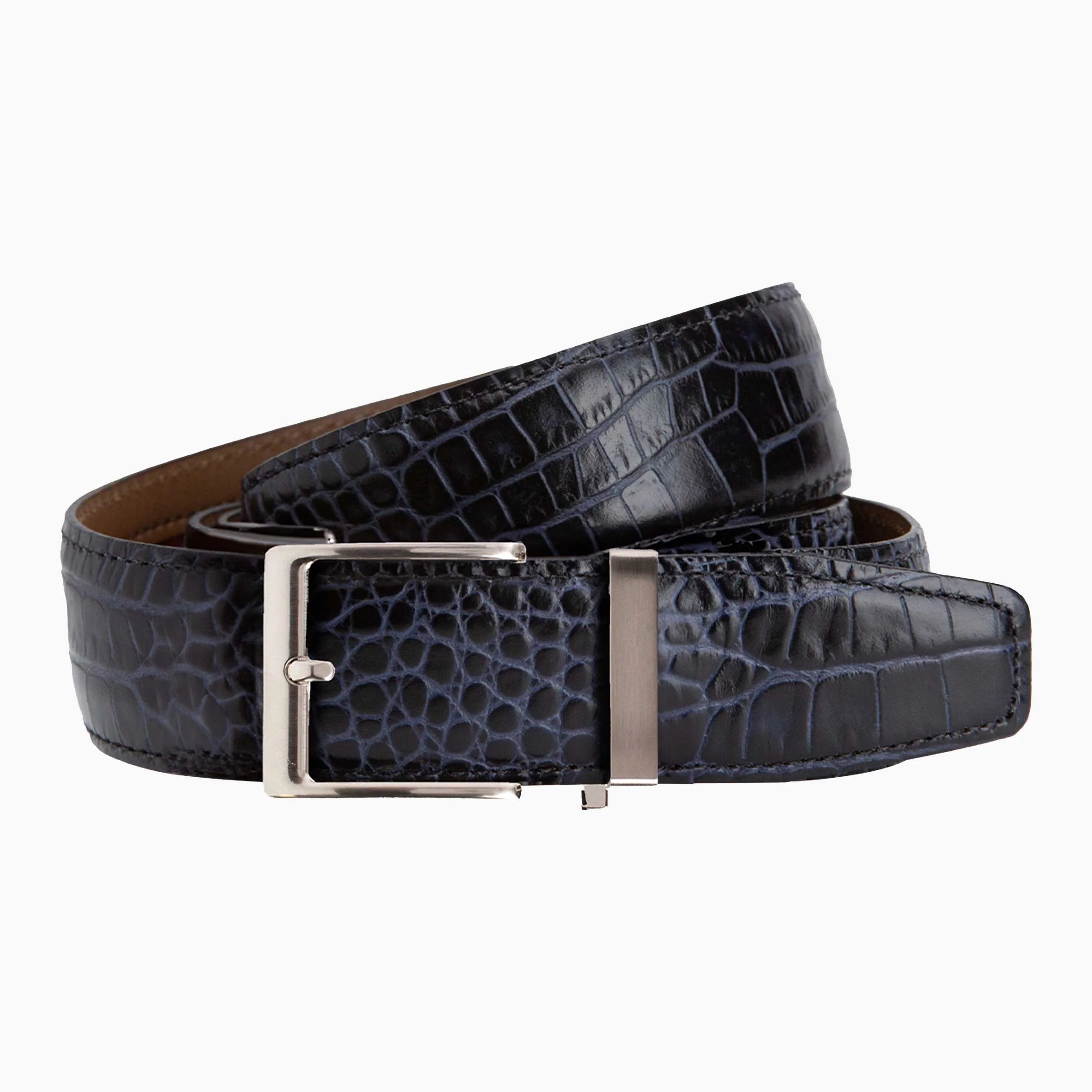Kayiman Black V2 Luxury Ratchet Belt 1.575" Strap [40mm]