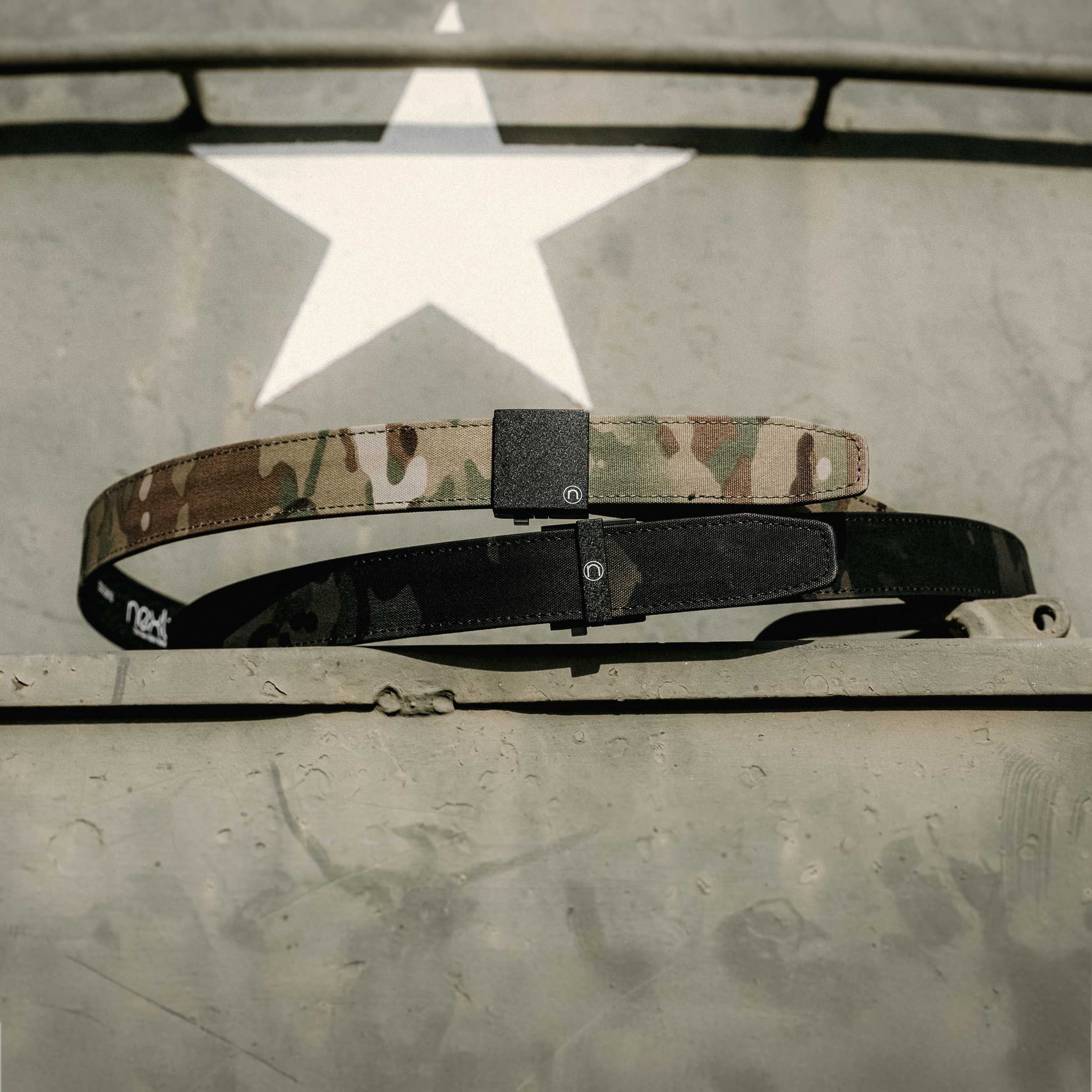 Thin Bar MultiCam® Black EDC Ratchet Belt 1.5" [38mm] - Image 3
